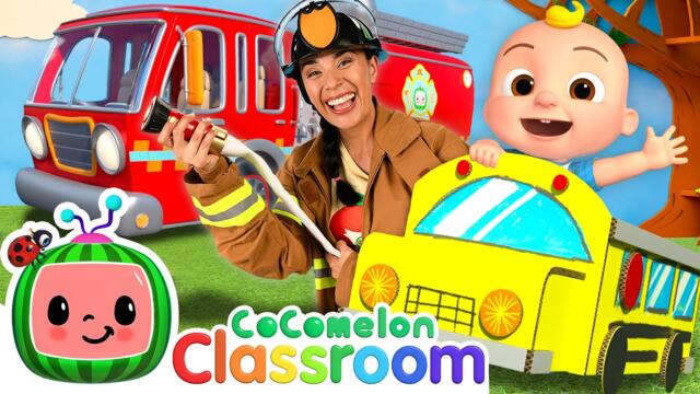 Educational Videos and Crafts For Kids | Wheels on the Bus | CoComelon Classroom with Ms. Appleberry
