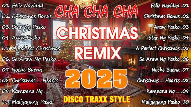 CHRISTMAS SONGS MEDLEY DISCO 2024 - DJ REMIX - DISCO TRAXX