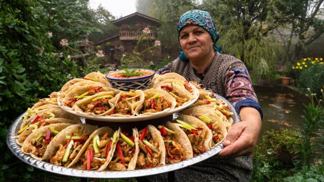 Flavorful Chicken Wraps | Easy Village Cooking Recipe