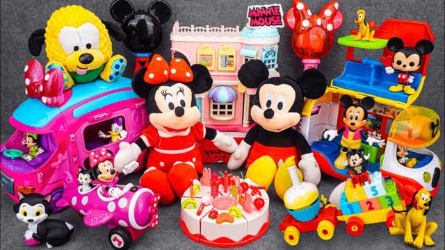 Satisfying with Unboxing Disney Mickey Mouse Birthday Parade Train Playset | Review Toys ASMR