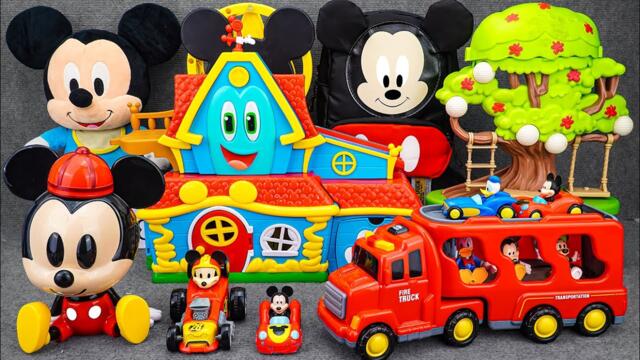 Satisfying with Unboxing Disney Junior Mickey Mouse Jumbo Fun House Playset | Review Toys ASMR