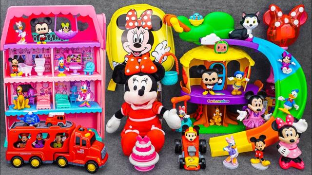 Satisfying with Unboxing Minnie Mouse Roller Coaster Deluxe Clubhouse Playset | Review Toys ASMR