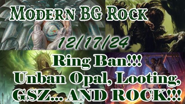 Modern BG Rock UNBANNED?!?! (12/17/24)