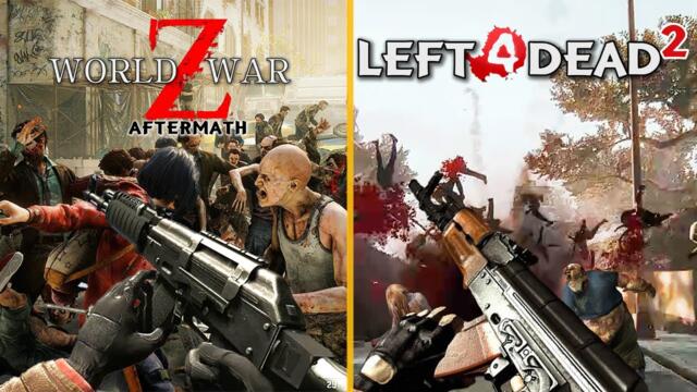 Attention to Detail & Physics Comparison: World War Z Vs Left 4 Dead 2