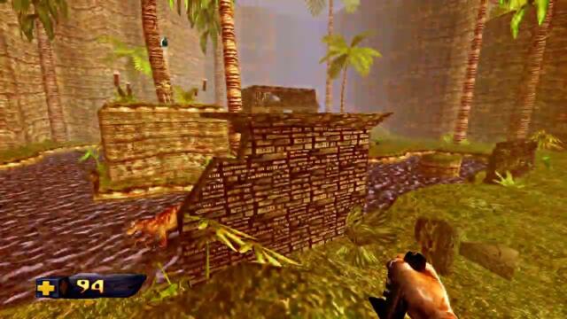 Turok Dinosaur Hunter (1997) HD Texture Pack 4K Gameplay - AI Upscale  (PC)