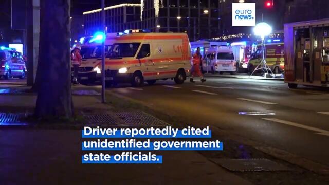 At least one dead after car drives into crowd at Christmas market in Germany