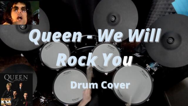 Queen - We Will Rock You -Drum Cover - Roland VAD306