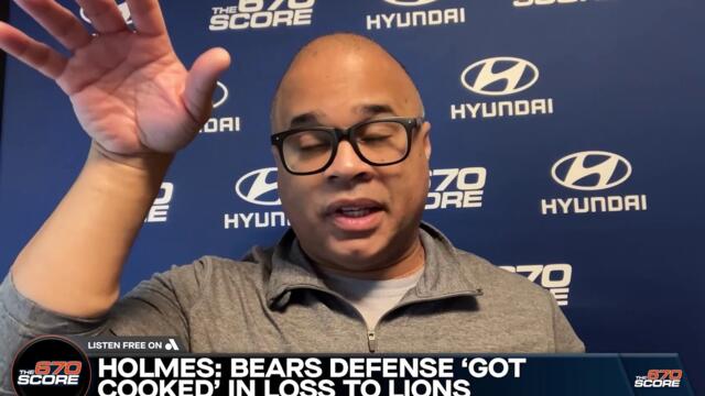 Holmes: Bears defense 'got cooked' in loss to Lions