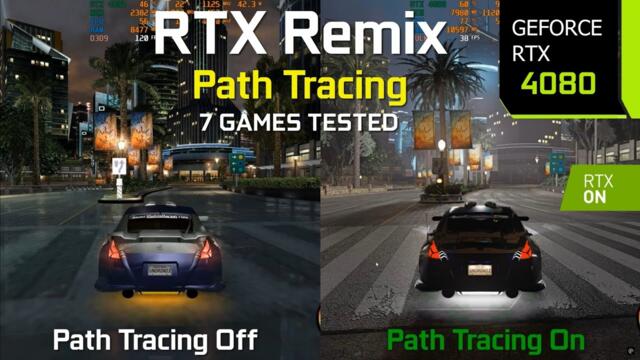 Path Tracing in Old Games with RTX Remix - The Ultimate Graphics/Performance Comparison | RTX 4080