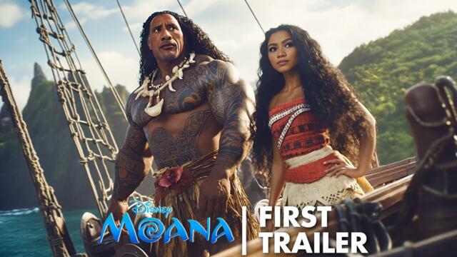 Moana - Live Action | First Trailer (2025) | Dwayne Johnson, Zendaya