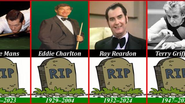 Greatest Snooker Legends Who Tragically Passed Away (1982 2024)