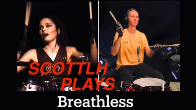 Scottlh Plays Breathless (drum cover) by The Corrs