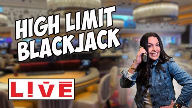 🔴LIVE: High-Limit Blackjack with Jackpot Slot Spot and Special Guest @VegasMatt !