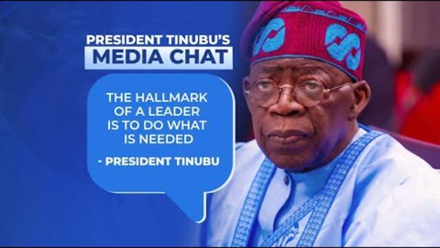 FULL VIDEO: President Bola Tinubu Holds Inaugural Presidential Media Chat