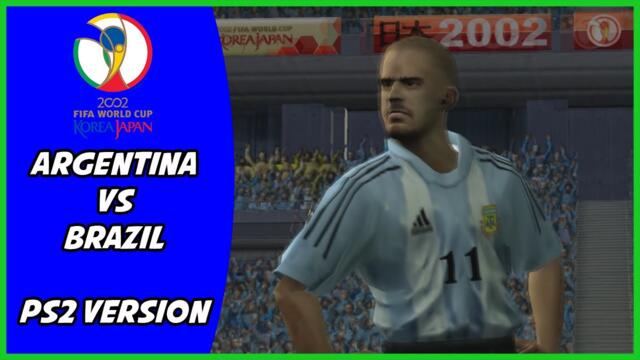 FIFA World Cup 2002 - PS2 Version - Argentina Vs Brazil