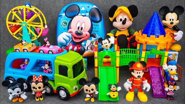 Satisfying with Unboxing Disney Junior Mickey Mouse Fun Wheel Castle Playset| Review Toys ASMR