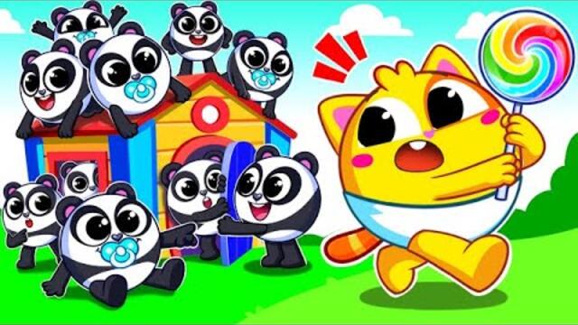 Counting 10 Little Pandas for Kids | Family Time Songs by Toddler Zoo for Kids