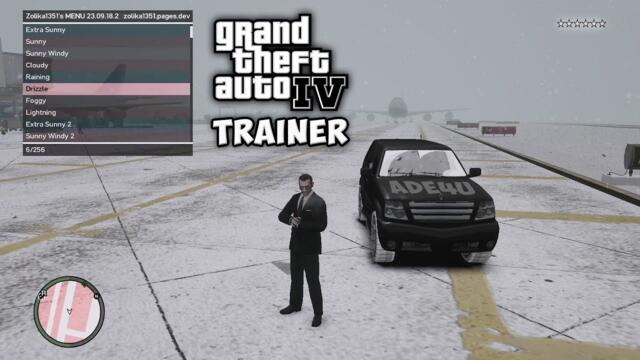 GTA 4 Cheat Trainer | ZMenu Trainer GTA 4 | Cheat Codes GTA IV | GTA IV Cheats PC