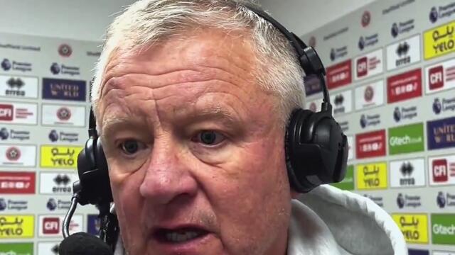 Chris Wilder on Sheffield United 0 Burnley 2