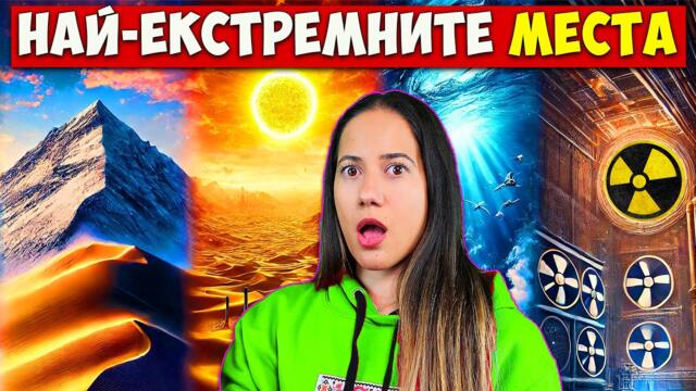 НАЙ-ЕКСТРЕМНИТЕ МЕСТА на СВЕТА / МЕГАВИДЕО