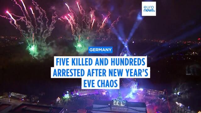 Five killed and hundreds arrested in Germany after New Year's Eve chaos