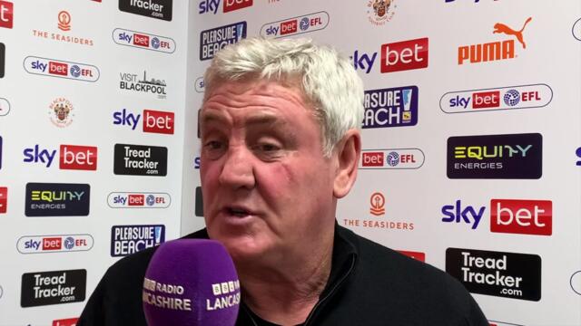 Steve Bruce shares disappointment after Blackpool's draw with Shrewsbury