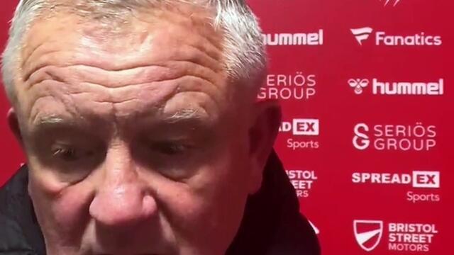 Wilder reacts to defeat at Sunderland