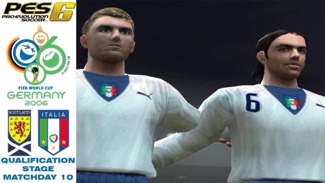 QUALIFICATION STAGE (MATCH 10/10) / 2006 FIFA WORLD CUP ITALY CHALLENGE (PRO EVOLUTION SOCCER 6) #10