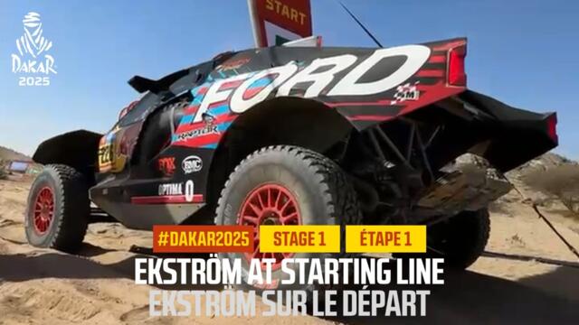 Ekström on starting line - Stage 1 - #Dakar2025