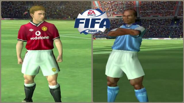 FIFA 2001 - Manchester Derby | PS2 Gameplay