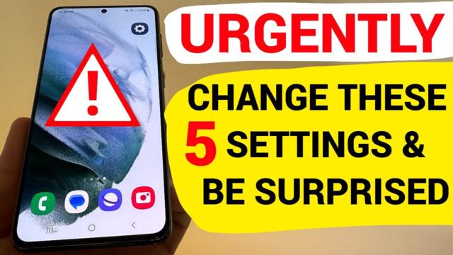 Change These 5 Settings on Android Phone for SAFETY & PERFORMANCE