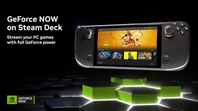 GeForce NOW  en Steam Deck