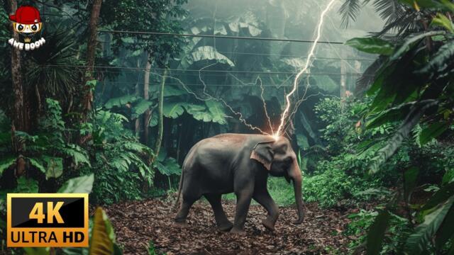 60 Shocking and Terrifying Moments of Animals Struck by Electricity!