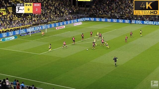 4K | PES 2025 Ultra Realistic Graphic & Atmosphere Mod | Borussia Dortmund vs Bayer Leverkusen |