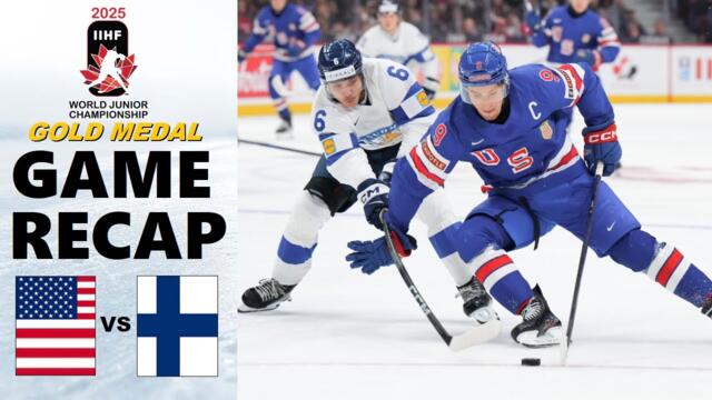 USA vs FINLAND Highlights 2025 World Juniors