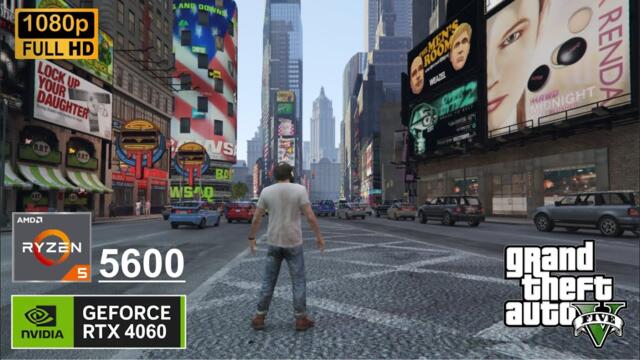 Grand Theft Auto V Liberty City MOD Test on RTX 4060 - Ryzen 5 5600