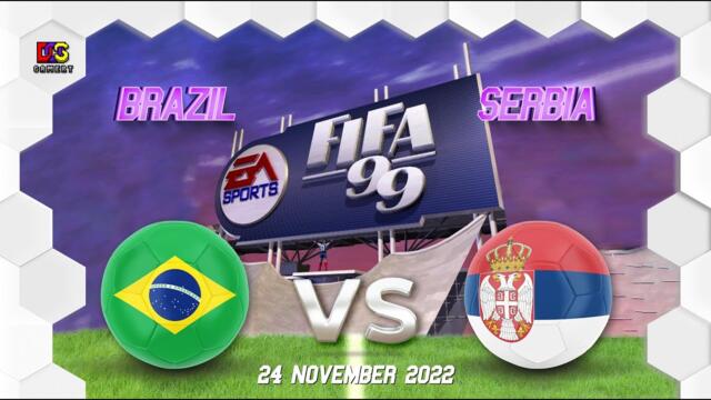 FIFA World Cup Qatar 2022 in FIFA 99: Brazil - Serbia (1998) | 4K/60