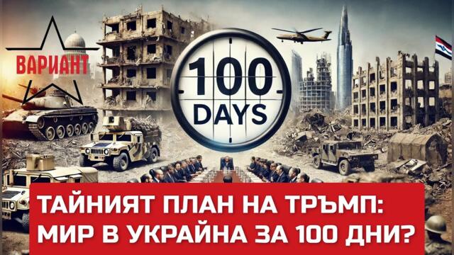 ТАЙНИЯТ ПЛАН НА ТРЪМП: МИР В УКРАЙНА ЗА 100 ДНИ?,  Вариант #404
