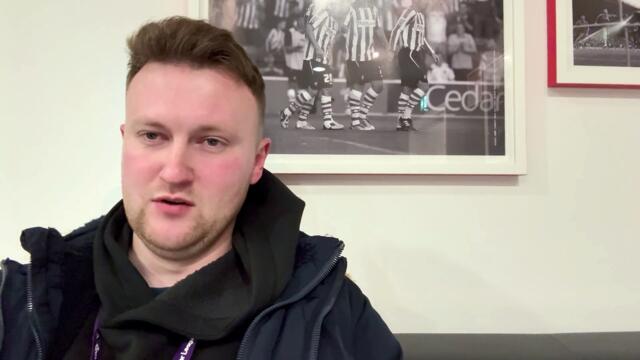 Southampton 1-3 Newcastle United - Jordan Cronin reacts