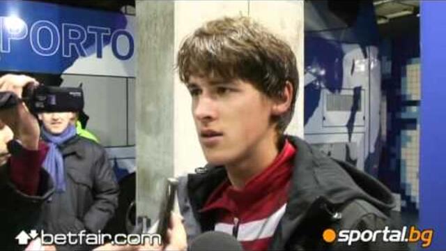 Тонев даде интервю за 15 секунди с 8 думи