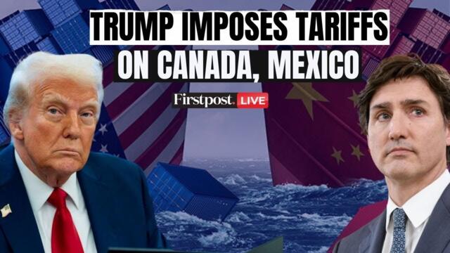 LIVE: US President Trump Imposes New Tariffs on Canada, Mexico; White House Briefing | N18G