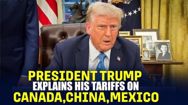 LIVE : President Trump signs executive orders I USA I America ITariff I Canada I China IMexico I DEI