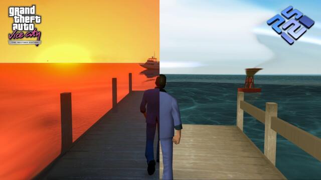 GTA Vice City - NextGen 4K vs PS2 PCSX2 4K - Graphics Comparison 4K