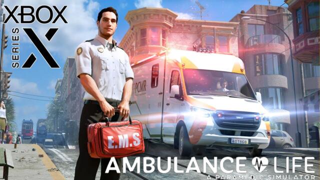 Ambulance Life: A Paramedic Simulator (Xbox Series X) First Hour of Gameplay [4K 60FPS]