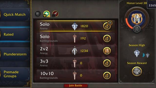 Pa Plays PvP - Solo Shuffle & BG's