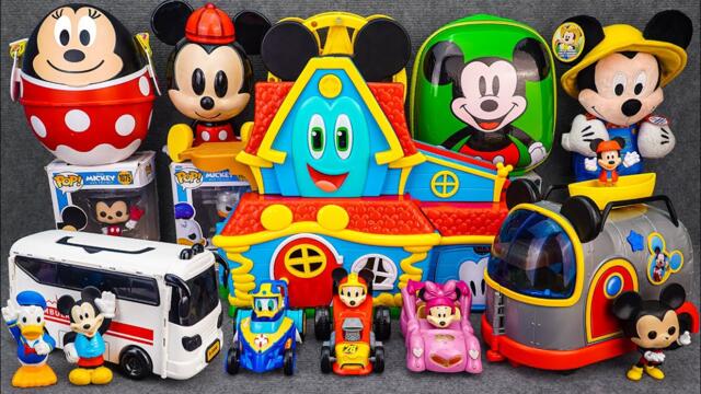 Satisfying with Unboxing Disney Junior Mickey Mouse Jumbo Fun House Playset| Review Toys ASMR