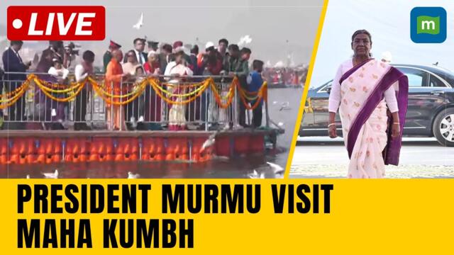LIVE: President Murmu visit Maha Kumbh, Takes Holy Dip at Sangam | Prayagraj |India | Hindu festival