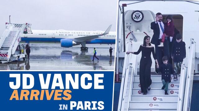 U.S. Vice President JD Vance arrives in Paris to attend an AI summit | USA | America