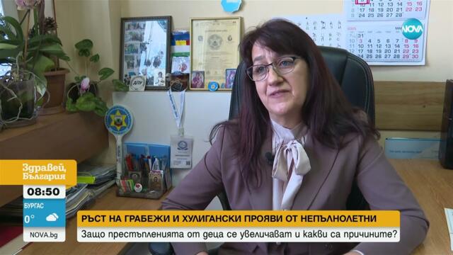 Ръст на грабежите и хулиганските прояви от непълнолетни - Здравей, България (12.02.2025)