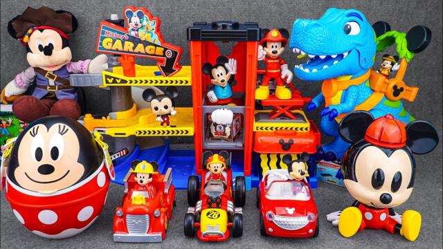 Satisfying with Unboxing Disney Junior Mickey Mouse Weebles Race Garage Playset| Review Toys ASMR